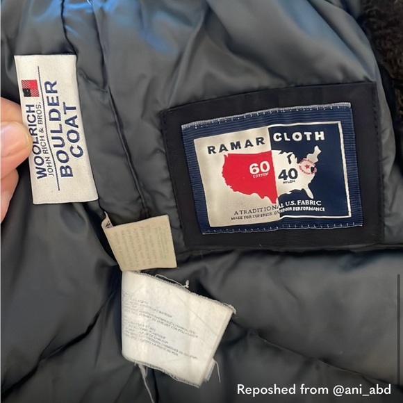 Woolrich Coat with rabbit fur x small - Picture 8 of 11